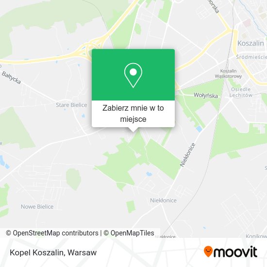 Mapa Kopel Koszalin