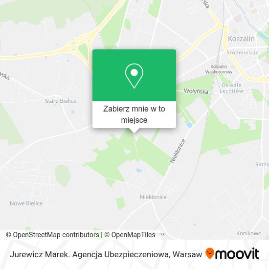 Mapa Jurewicz Marek. Agencja Ubezpieczeniowa