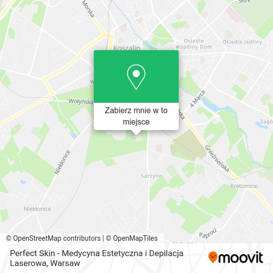 Mapa Perfect Skin - Medycyna Estetyczna i Depilacja Laserowa