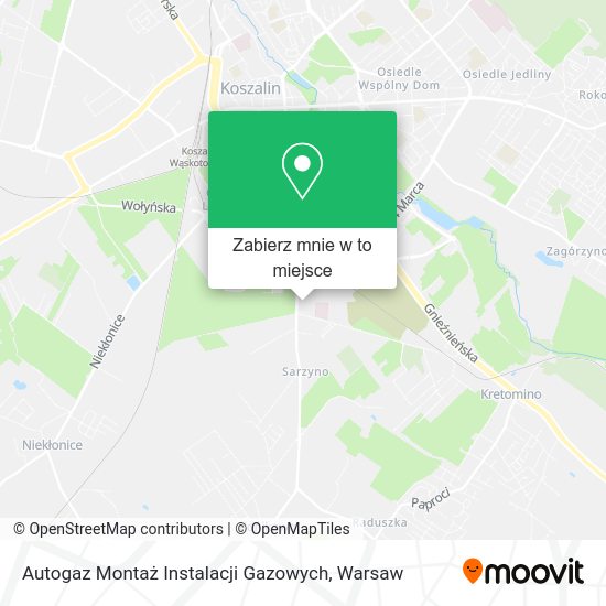 Mapa Autogaz Montaż Instalacji Gazowych