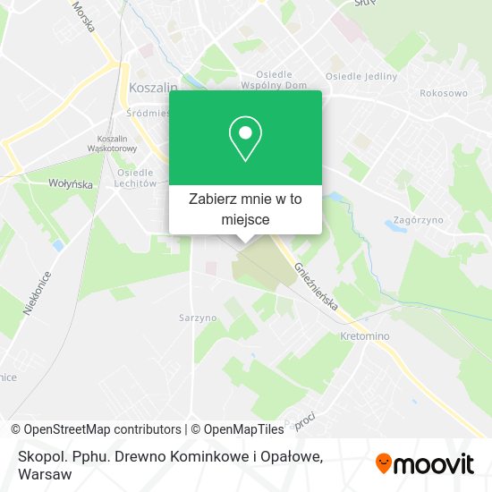 Mapa Skopol. Pphu. Drewno Kominkowe i Opałowe