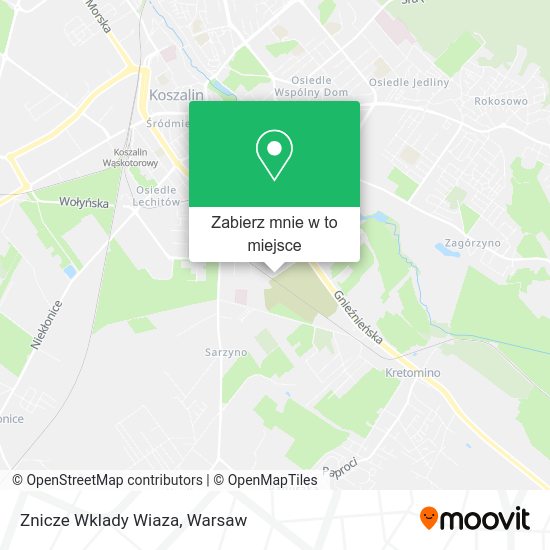 Mapa Znicze Wklady Wiaza