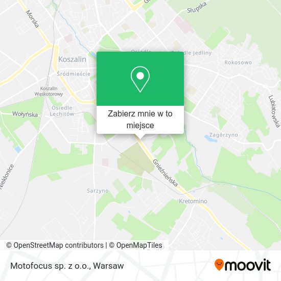 Mapa Motofocus sp. z o.o.