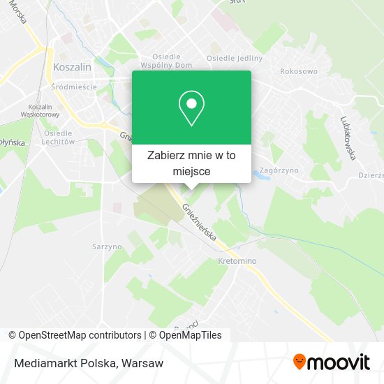 Mapa Mediamarkt Polska