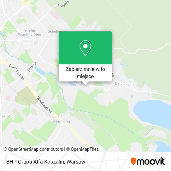 Mapa BHP Grupa Alfa Koszalin