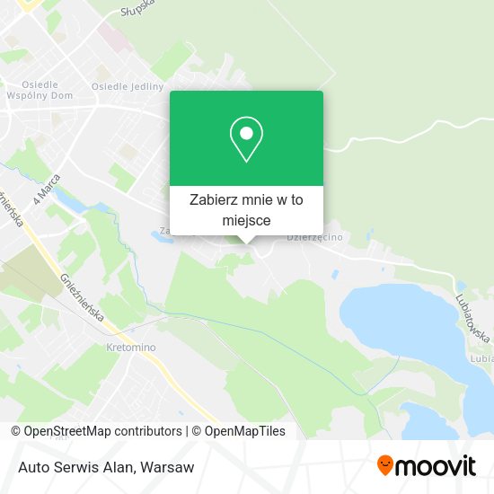 Mapa Auto Serwis Alan