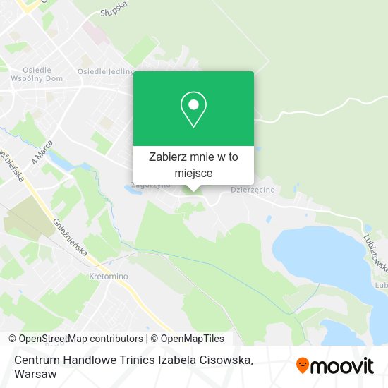 Mapa Centrum Handlowe Trinics Izabela Cisowska