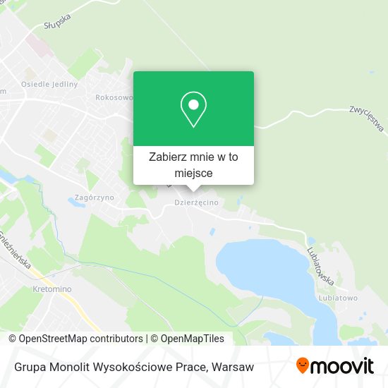 Mapa Grupa Monolit Wysokościowe Prace