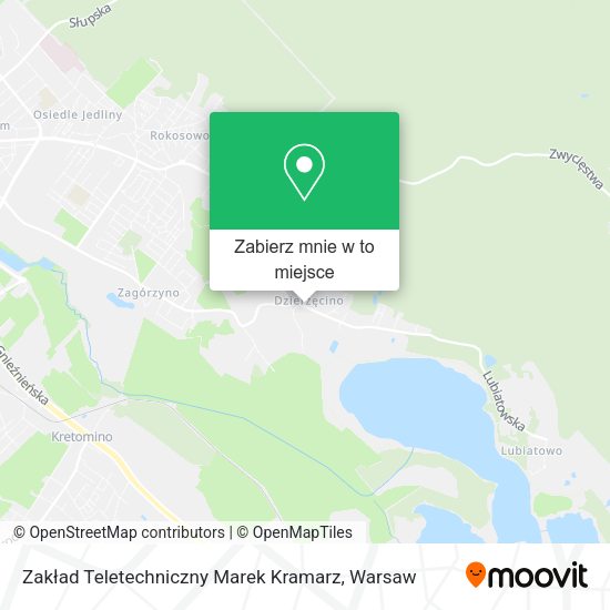 Mapa Zakład Teletechniczny Marek Kramarz