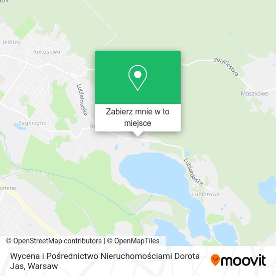 Mapa Wycena i Pośrednictwo Nieruchomościami Dorota Jas