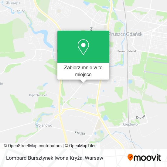 Mapa Lombard Bursztynek Iwona Kryża