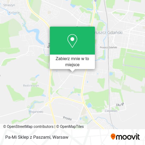 Mapa Pa-Mi Sklep z Paszami