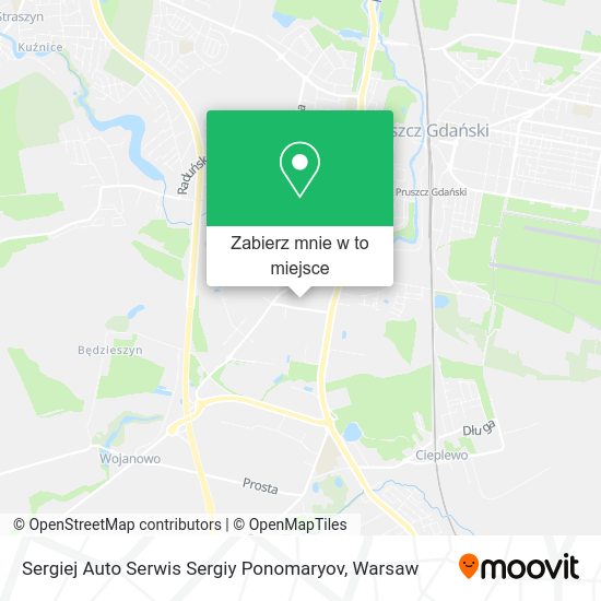 Mapa Sergiej Auto Serwis Sergiy Ponomaryov