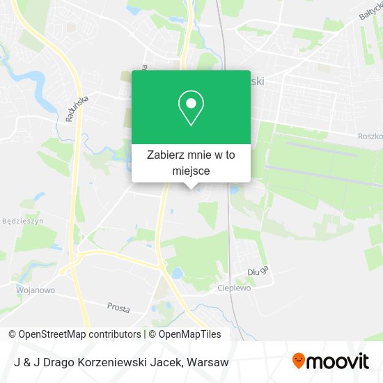 Mapa J & J Drago Korzeniewski Jacek