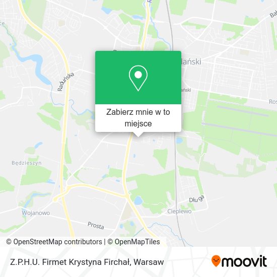 Mapa Z.P.H.U. Firmet Krystyna Firchał