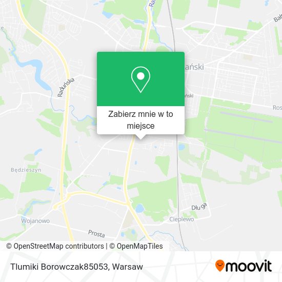 Mapa Tlumiki Borowczak85053