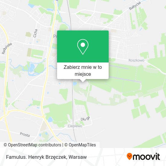 Mapa Famulus. Henryk Brzęczek