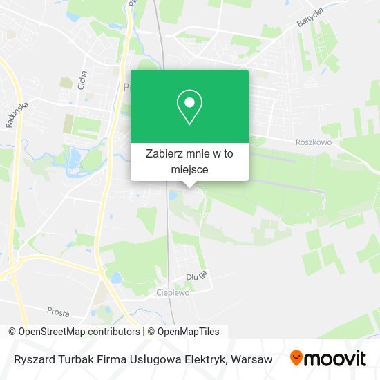 Mapa Ryszard Turbak Firma Usługowa Elektryk