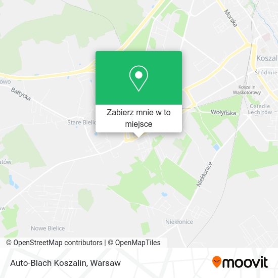 Mapa Auto-Blach Koszalin