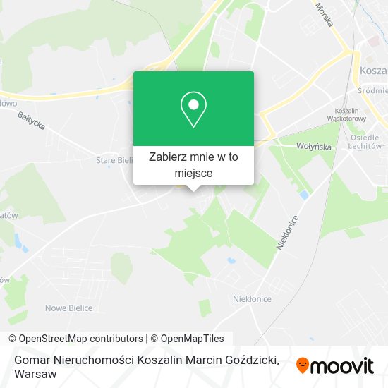 Mapa Gomar Nieruchomości Koszalin Marcin Goździcki