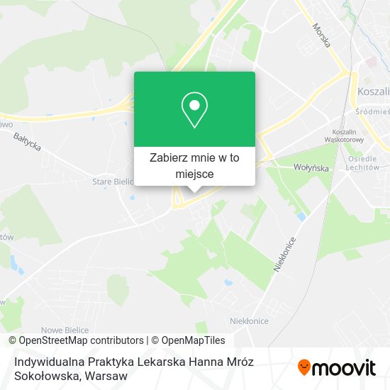 Mapa Indywidualna Praktyka Lekarska Hanna Mróz Sokołowska