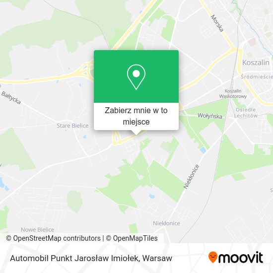 Mapa Automobil Punkt Jarosław Imiołek