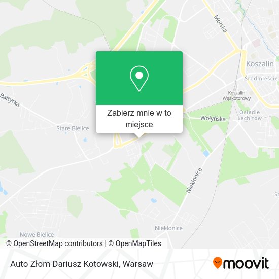 Mapa Auto Złom Dariusz Kotowski