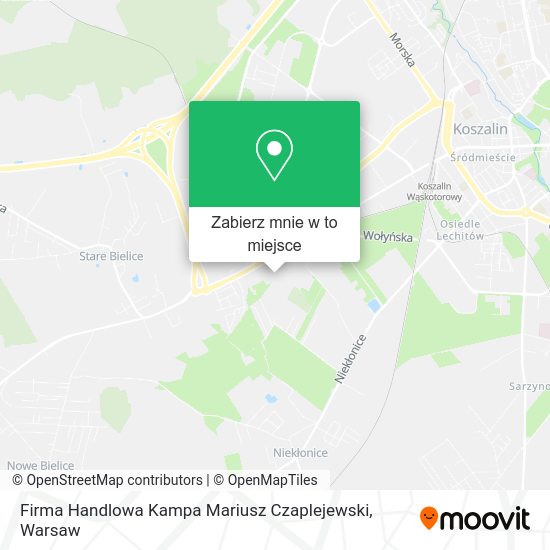 Mapa Firma Handlowa Kampa Mariusz Czaplejewski