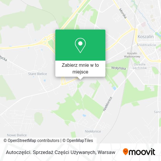 Mapa Autoczęści. Sprzedaż Części Używanych