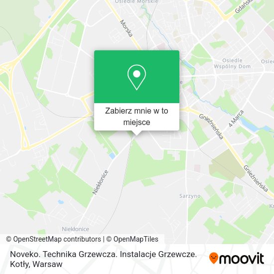 Mapa Noveko. Technika Grzewcza. Instalacje Grzewcze. Kotły