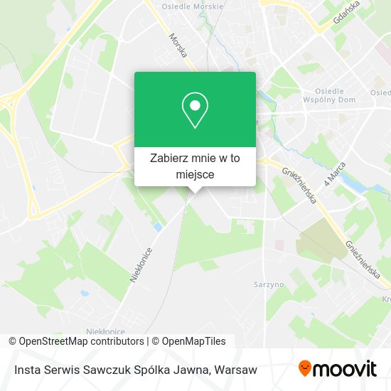 Mapa Insta Serwis Sawczuk Spólka Jawna