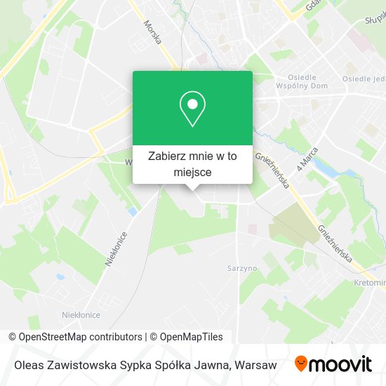 Mapa Oleas Zawistowska Sypka Spółka Jawna