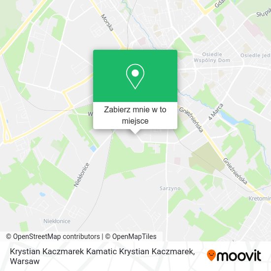 Mapa Krystian Kaczmarek Kamatic Krystian Kaczmarek