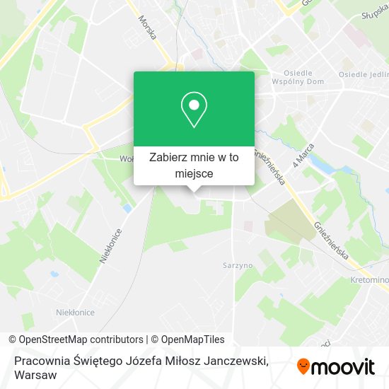 Mapa Pracownia Świętego Józefa Miłosz Janczewski