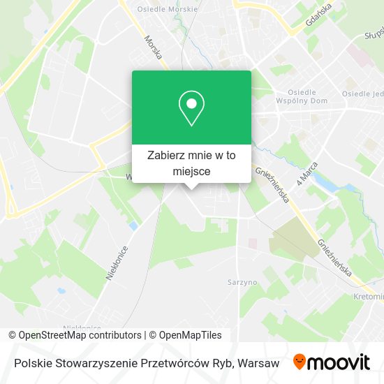 Mapa Polskie Stowarzyszenie Przetwórców Ryb