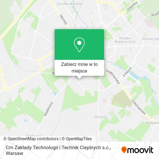 Mapa Cm Zakłady Technologii i Technik Cieplnych s.c.