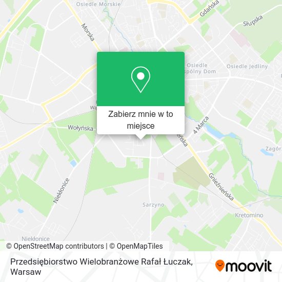 Mapa Przedsiębiorstwo Wielobranżowe Rafał Łuczak