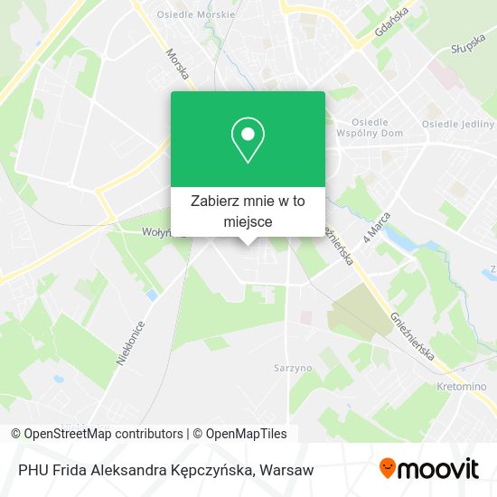 Mapa PHU Frida Aleksandra Kępczyńska