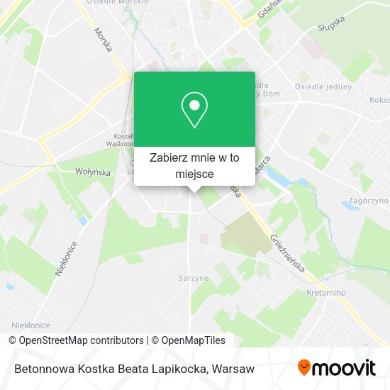 Mapa Betonnowa Kostka Beata Lapikocka