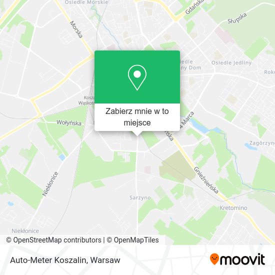 Mapa Auto-Meter Koszalin