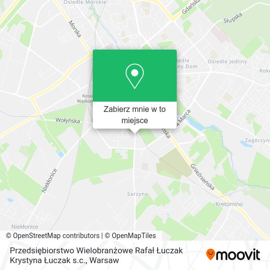 Mapa Przedsiębiorstwo Wielobranżowe Rafał Łuczak Krystyna Łuczak s.c.