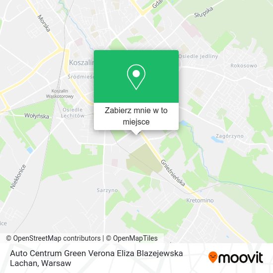 Mapa Auto Centrum Green Verona Eliza Blazejewska Lachan