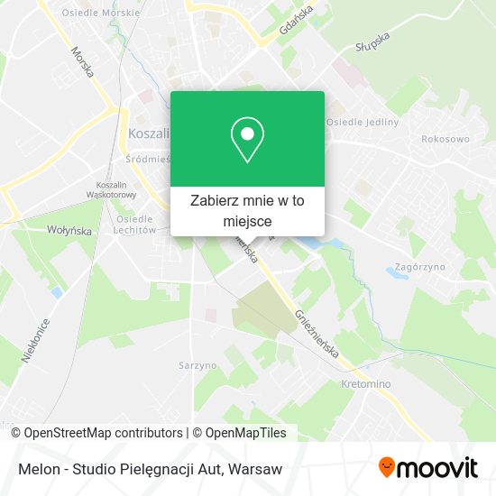 Mapa Melon - Studio Pielęgnacji Aut