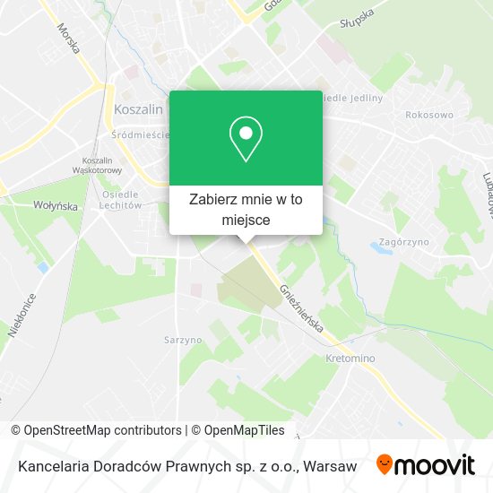 Mapa Kancelaria Doradców Prawnych sp. z o.o.