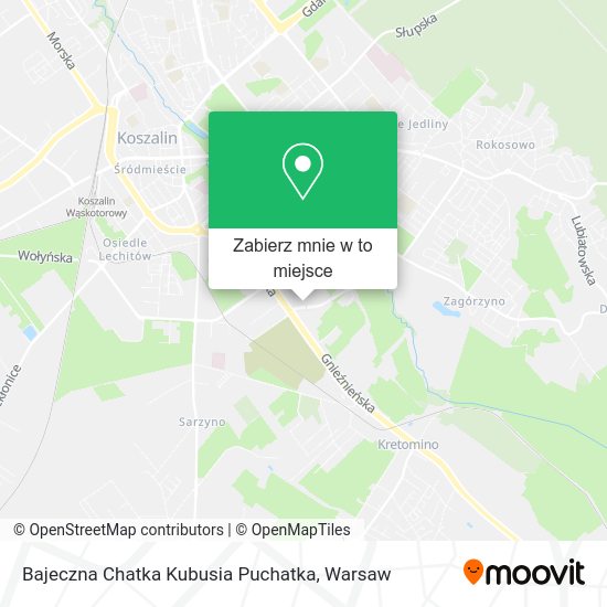 Mapa Bajeczna Chatka Kubusia Puchatka