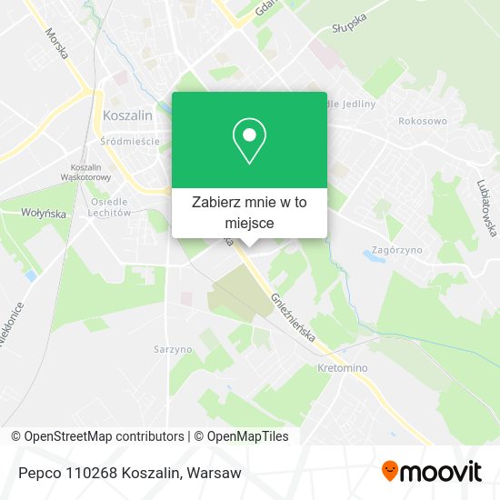 Mapa Pepco 110268 Koszalin