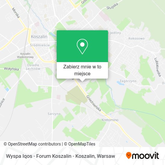 Mapa Wyspa Iqos - Forum Koszalin - Koszalin