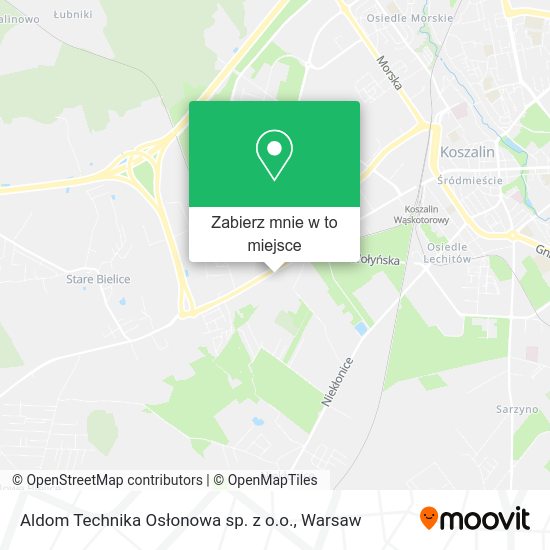 Mapa Aldom Technika Osłonowa sp. z o.o.