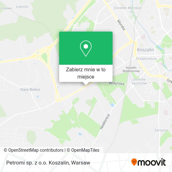 Mapa Petromi sp. z o.o. Koszalin