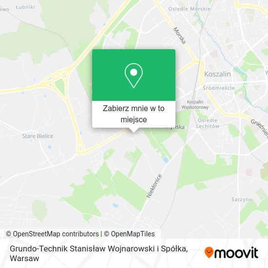 Mapa Grundo-Technik Stanisław Wojnarowski i Spółka